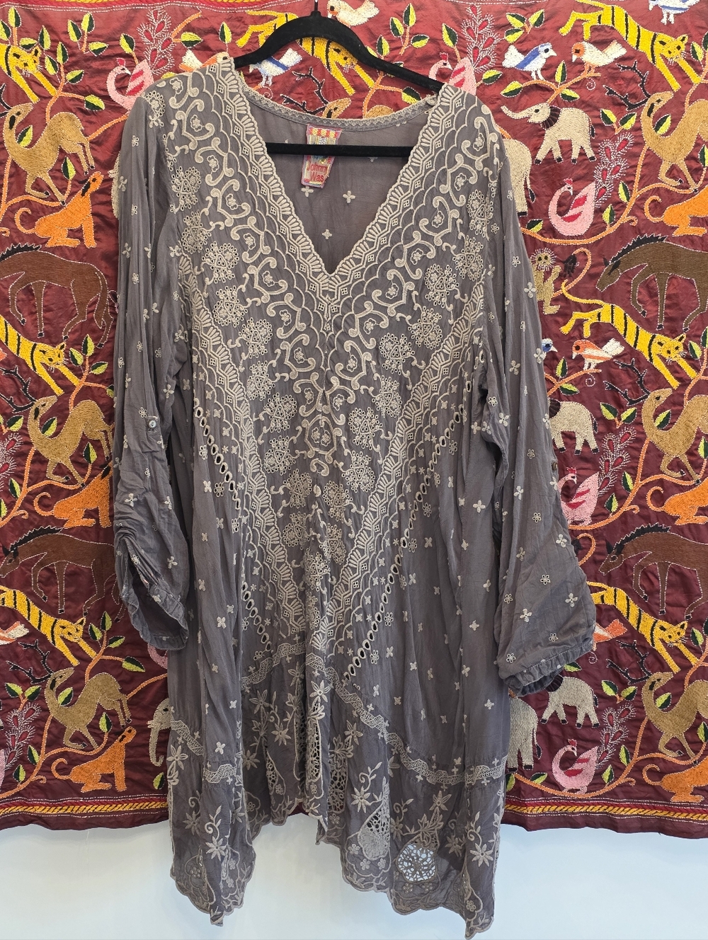 Johnny Was Embroidered Tunic